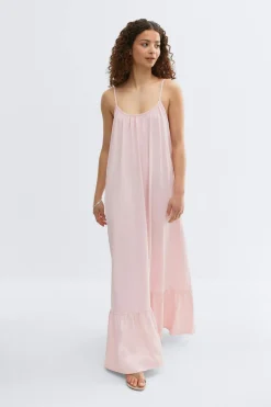Flowy maxi dress - Rosa - Dame - Gina Tricot