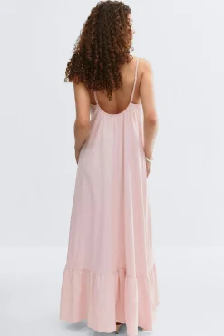Flowy maxi dress - Rosa - Dame - Gina Tricot