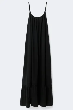 Flowy maxi dress - Schwarz - Dame - Gina Tricot
