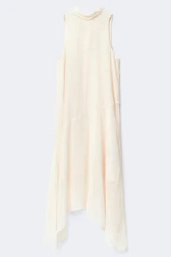 Flowy scarf dress - Weiß - Dame - Gina Tricot