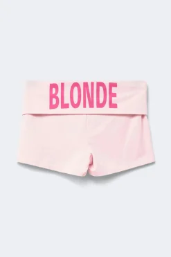 14+ folded waist shorts - Rosa - Gina Tricot