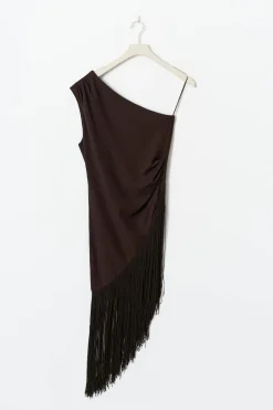 Fringe top - Braun - Dame - Gina Tricot