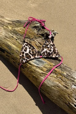 14+ fumba triangle bikini top - Beige - Gina Tricot