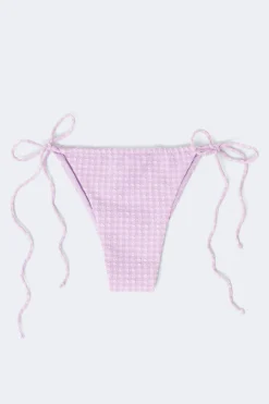 Gathered bikini tanga - Lila - Dame - Gina Tricot