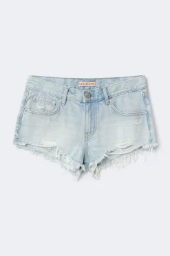 Glow low denim shorts - Blau - Dame - Gina Tricot