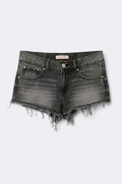 Glow low denim shorts - Schwarz - Dame - Gina Tricot