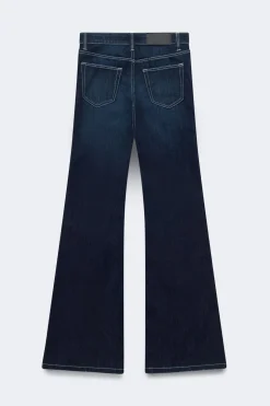 Glow low flare jeans - Blau - Dame - Gina Tricot