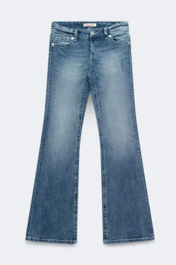 Glow rise flare jeans - Blau - Dame - Gina Tricot