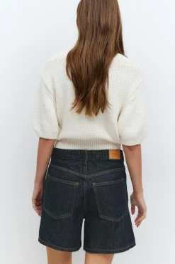 High waist denim shorts - Blau - Dame - Gina Tricot