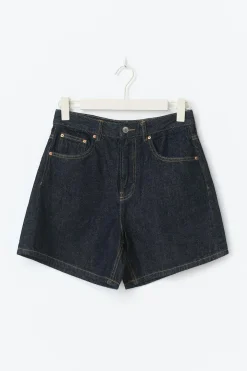 High waist denim shorts - Blau - Dame - Gina Tricot