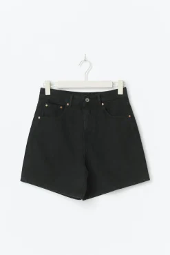 High waist denim shorts - Schwarz - Dame - Gina Tricot
