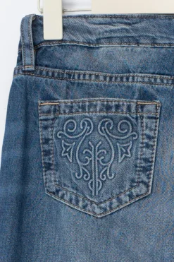 14+ hip hug loose jeans tall - Blau - Gina Tricot
