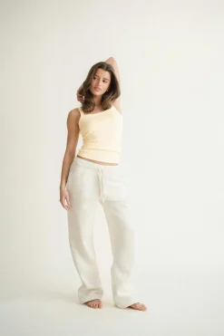 Iconic sweatpants - Gelb - Dame - Gina Tricot