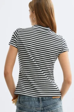 Keyhole top - Schwarz - Dame - Gina Tricot