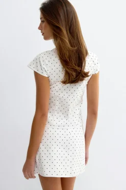 Keyhole top - Weiß - Dame - Gina Tricot
