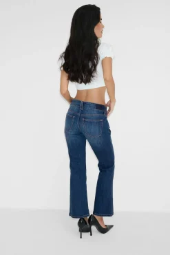 Kick flare jeans - Blau - Dame - Gina Tricot