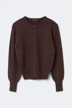 Knitted cardigan - Braun - Dame - Gina Tricot
