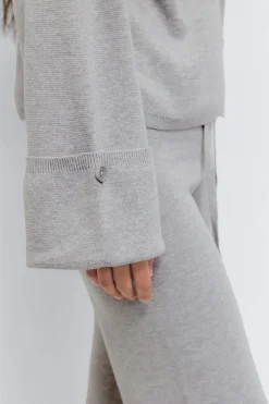 Knitted cardigan - Grau - Dame - Gina Tricot