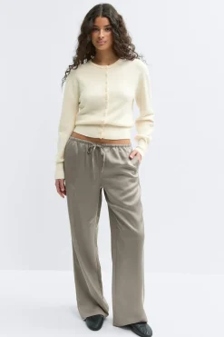 Knitted cardigan - Weiß - Dame - Gina Tricot