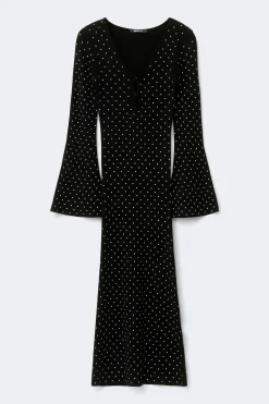 Knitted dress - Schwarz - Dame - Gina Tricot