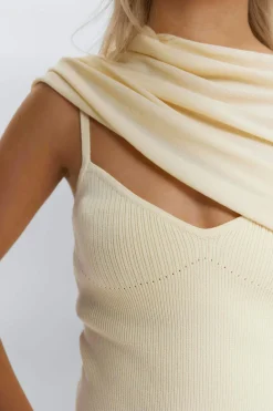14+ knitted singlet - Gelb - Gina Tricot