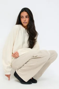 Knitted sweater - Weiß - Dame - Gina Tricot
