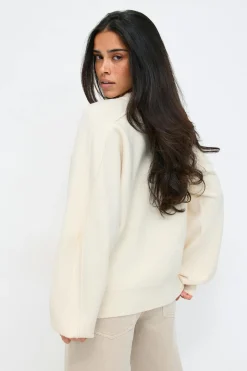 Knitted sweater - Weiß - Dame - Gina Tricot