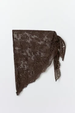 Lace hip scarf - Braun - Dame - Gina Tricot