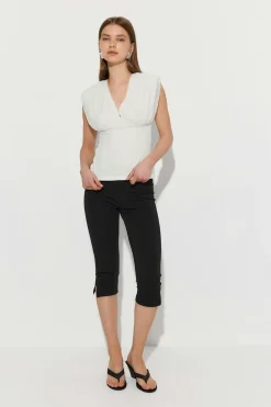 Lace top - Weiß - Dame - Gina Tricot