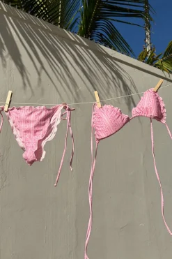 14+ lexi triangle bikini top - Rosa - Gina Tricot