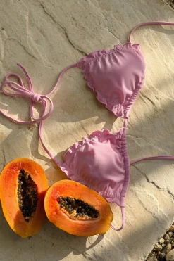 14+ lexi triangle bikini top - Rosa - Gina Tricot