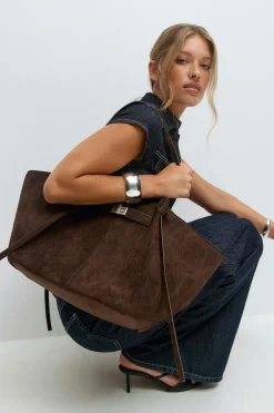 Long strap pu bag - Braun - Dame - Gina Tricot