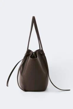 Long strap pu bag - Braun - Dame - Gina Tricot
