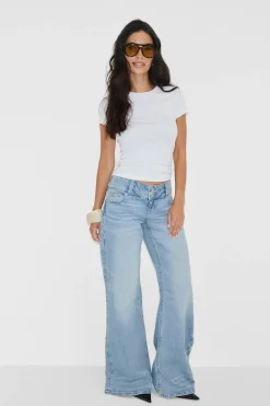 Loose flare jeans - Blau - Dame - Gina Tricot