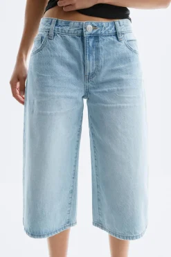Loose n' luxe denim shorts - Blau - Dame - Gina Tricot