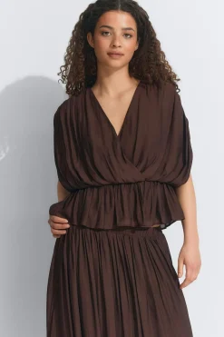 Loose sleeveless top - Braun - Dame - Gina Tricot