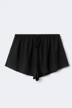 Loungewear shorts - Schwarz - Dame - Gina Tricot