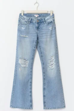 14+ low loose bootcut jeans - Blau - Gina Tricot