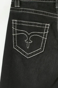 14+ low rise flare jeans - Schwarz - Gina Tricot