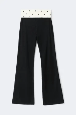 14+ low waist fold trousers - Schwarz - Gina Tricot