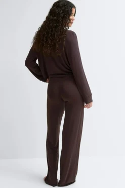 Low waist loungewear trousers - Braun - Dame - Gina Tricot