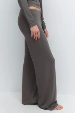 Low waist loungewear trousers - Grau - Dame - Gina Tricot