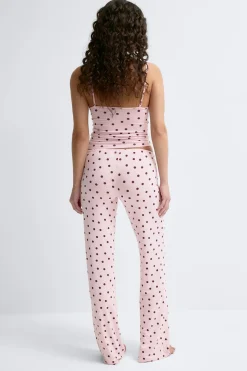 Low waist loungewear trousers - Rosa - Dame - Gina Tricot