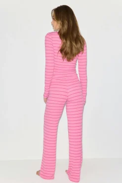 Low waist loungewear trousers - Rosa - Dame - Gina Tricot