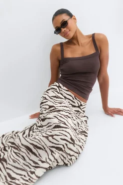 Maxi skirt - Weiß - Dame - Gina Tricot