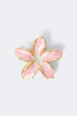 Metal flower hair clip - Rosa - Dame - Gina Tricot