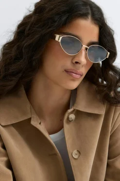 Metal frame sunglasses - Schwarz - Dame - Gina Tricot
