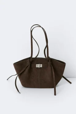 Midi long strap bag - Braun - Dame - Gina Tricot