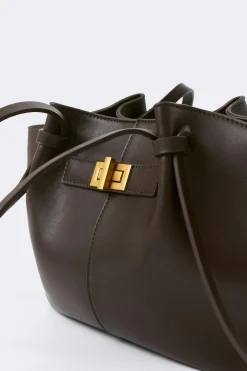Midi long strap bag - Braun - Dame - Gina Tricot