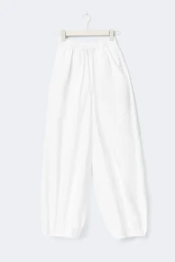 Mid waist balloon trousers - Weiß - Dame - Gina Tricot